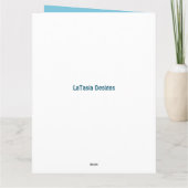 Carte Afro-Américain Pasteur Ogee Arrière - plan Anniver (Dos)