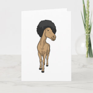 Carte Afro chevalin