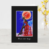 Carte Afrocentrique (Fleur jaune)