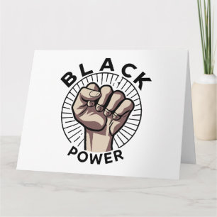 Carte Afrocentrique Black Power