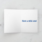 Carte Âge de l'Art Eléphant Animal Anniversaire (Intérieur)