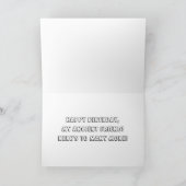 Carte Âge de pierre Joyeux anniversaire (Intérieur)