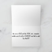 CARTE ÂGE DOUCE HUMOUR-CLASSIQUE ET ANCIEN=CLASSIQUE TOU (Intérieur)