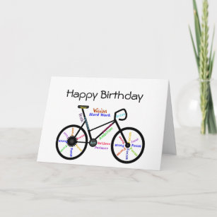 Carte Âge drôle Vélo d'anniversaire, Vélo, Sport, Hobby