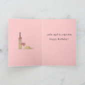 Carte Âge du vin Anniversaire (Intérieur)