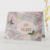 Carte Âge particulier Anniversaire Florin féminin (Fleur jaune)