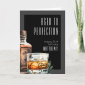 Carte Aged To Perfection Birthday (Devant)