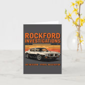 Carte Agence de détectives Rockford - Rockford Files  (Fleur jaune)