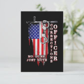 Carte Agent correctionnel fier (Debout devant)