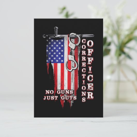 Carte Agent correctionnel fier (Debout devant)