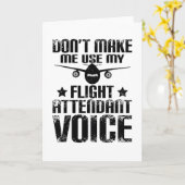 Carte Agent de bord (Fleur jaune)