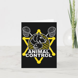 Carte Agent de contrôle des animaux Catcher Chats Chiens