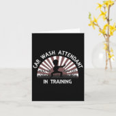 Carte Agent De Lavage De Voiture En Teigne D'Entraînemen (Fleur jaune)