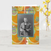 Carte Agent de réservations T. Washington (Fleur jaune)