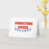 CARTE AGENT DES CORRECTIONS RETRAITÉES (Fleur jaune)