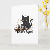 Carte Agent du chaos Black Cat (Fleur jaune)
