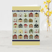 Carte Agent immobilier (Fleur jaune)