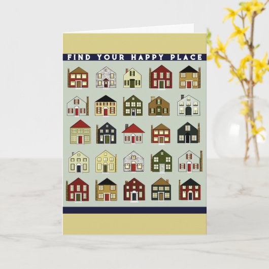 Carte Agent immobilier (Fleur jaune)