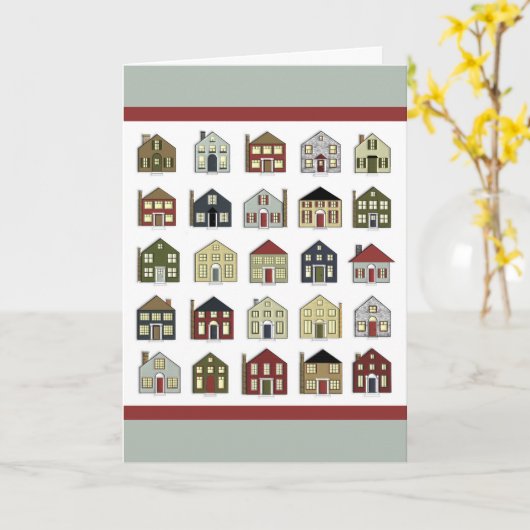 Carte Agent immobilier (Fleur jaune)