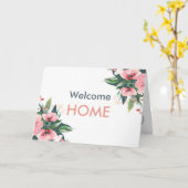 Carte Agent Immobilier Gris Jour de Clôture de Blush Blo (Fleur jaune)