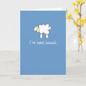 Carte Agneau désolé (Fleur jaune)