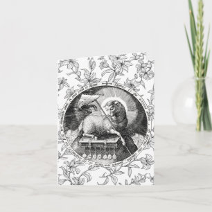 Carte Agnus Dei Agneau de Dieu