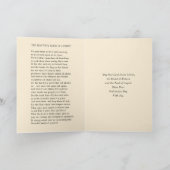 Carte Agnus Dei Eucharist Priest Ordination Blessing (Intérieur)