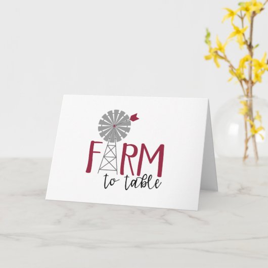 Carte Agrafe à table (Fleur jaune)