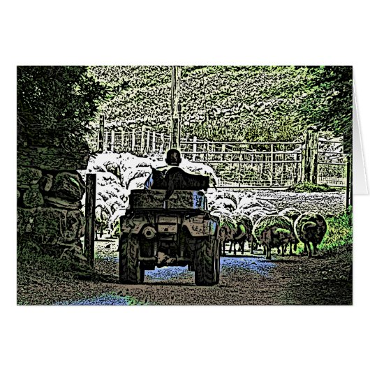 CARTE AGRICOLE (Devant horizontal)