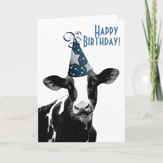 Carte Agriculteur De Joyeux Anniversaire Vache A Zazzle Be