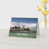 Carte Agritourisme 2 Anniversaire (Fleur jaune)