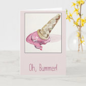 Carte Ah, déception ! (Fleur jaune)