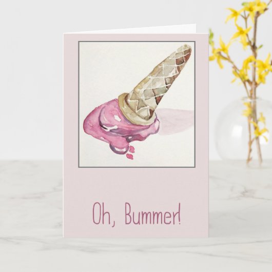 Carte Ah, déception ! (Fleur jaune)