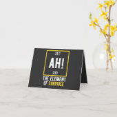 Carte Ah l'élément de surprise (Fleur jaune)