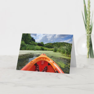 Carte Ahhhhh Kayak Relaxation en disant bonjour