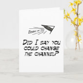 Carte Ai-je dit que vous pouviez changer de chaîne ? (Fleur jaune)