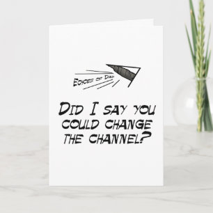 Carte Ai-je dit que vous pouviez changer de chaîne ?