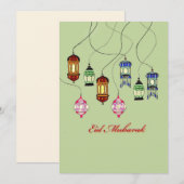 Carte Aïd Moubarak (Devant / Derrière)