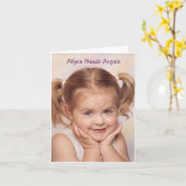 Carte Aide Allysa marcher de nouveau - Customisé (Fleur jaune)