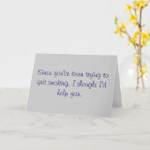 Carte aide de quittance (Fleur jaune)