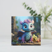 Carte Aiden, un dragon lunaire (Debout devant)