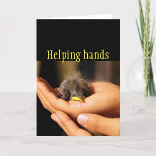 Carte Aider les mains