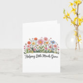 Carte Aider Les Petits Esprits À Croître Enseignant Flor (Fleur jaune)