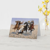 Carte Aider un camarade Remington Fine Art Grey (Fleur jaune)