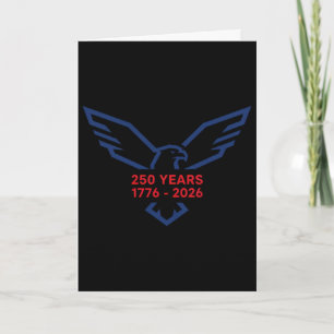 Carte Aigle 250 Ans 1776-2026 250e Anniversaire Minimali