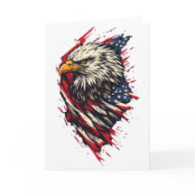 Aigle américain patriotique vintage 4 juillet