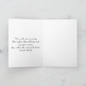 Carte Aigle Christian Encouragement Force Espoir (Intérieur)