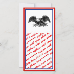 Carte Aigle de guerre vintage