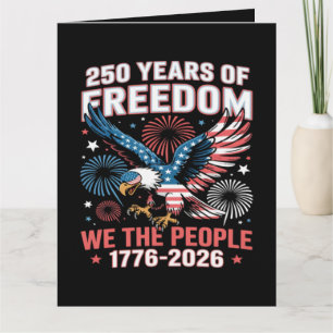 Carte Aigle de la liberté 250 ans 250e anniversaire État