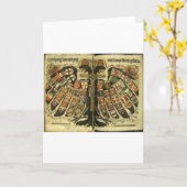 Carte Aigle double autrichienne (Fleur jaune)